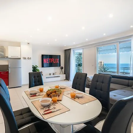 Frontière Monaco, Terrasse, Vue Mer, Parking - Ab Appartement *