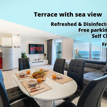 Frontiere Monaco, Terrasse, Vue Mer, Parking - Ab Apartment